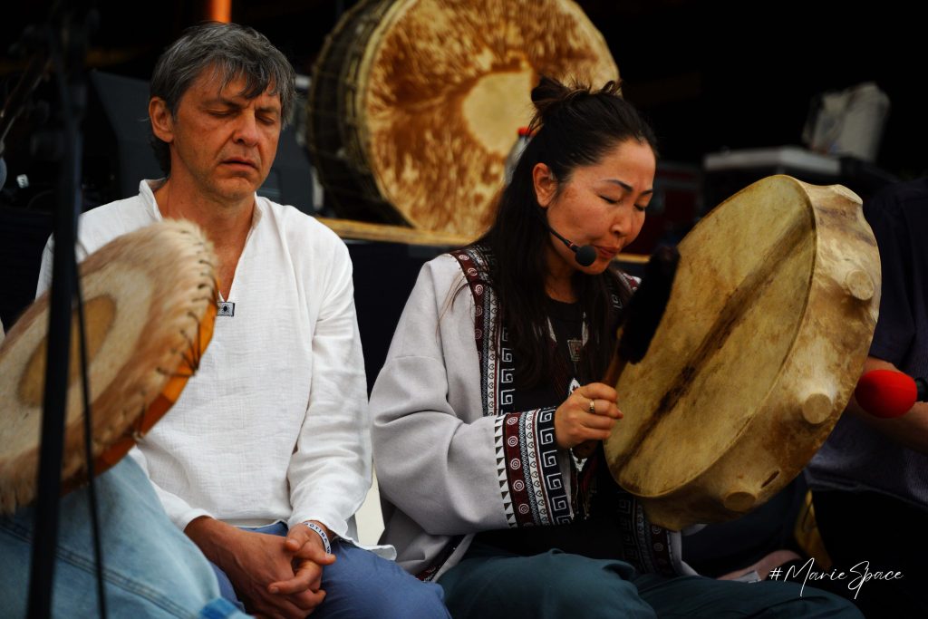 shamanic opening ceremony at Butiba festival