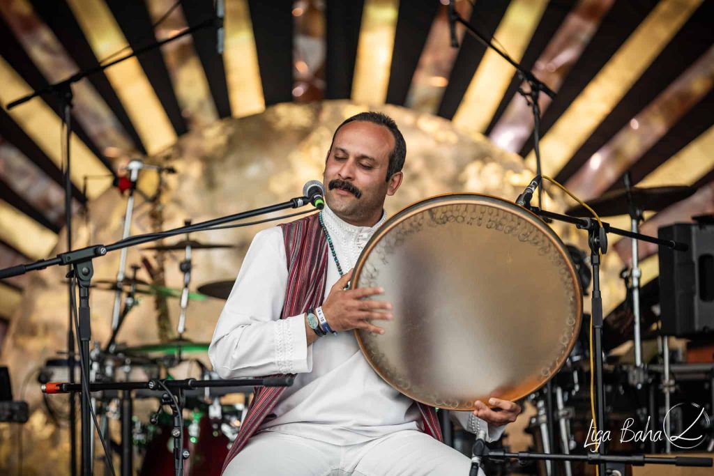 hamidreza on duff at butiba festival