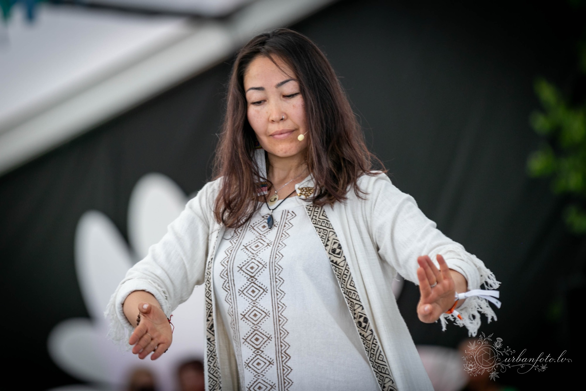 Premal Madina opening the space of Butiba festival