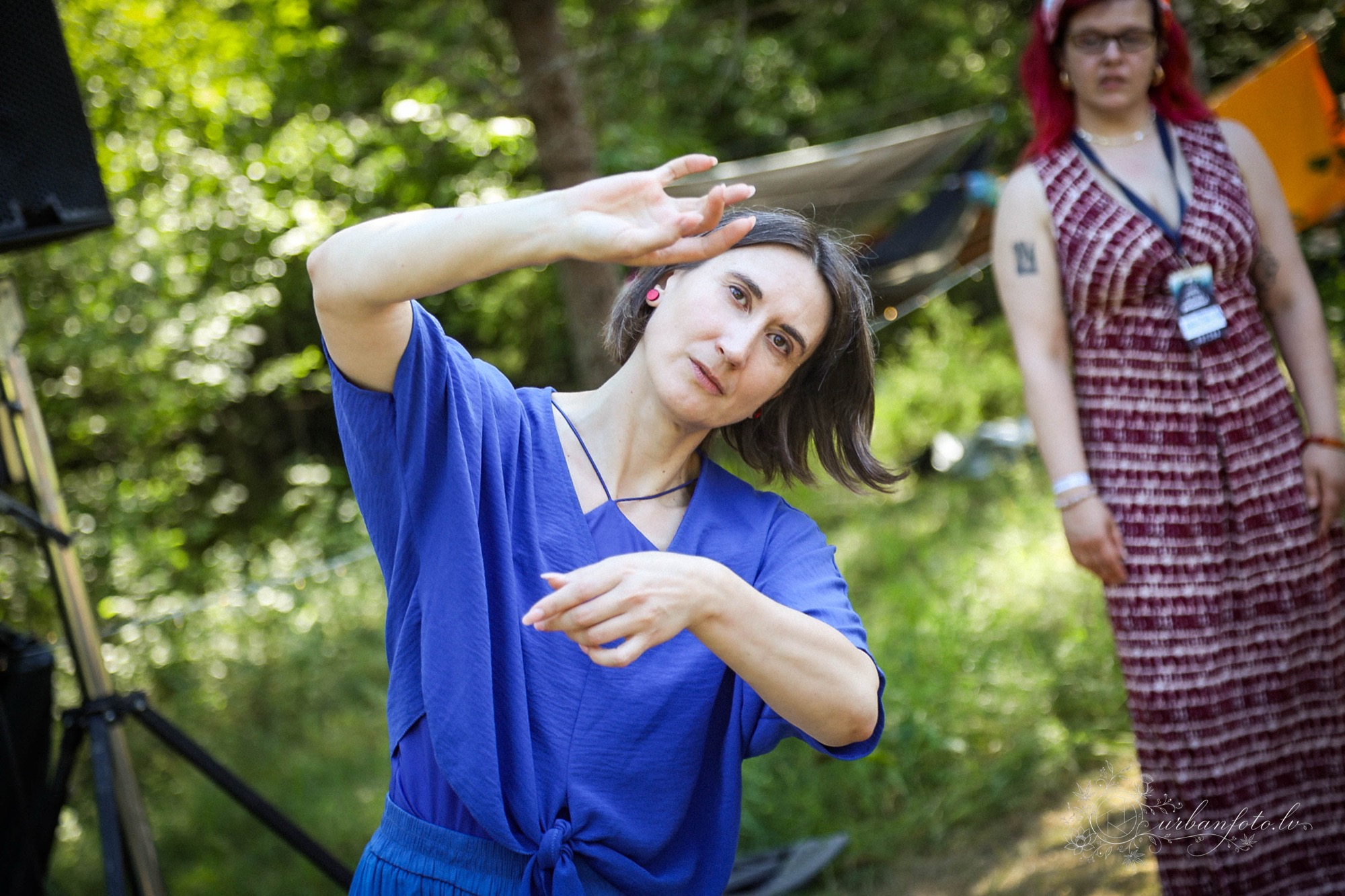 Simona Orinska leading Buto workshop at Būtība festival